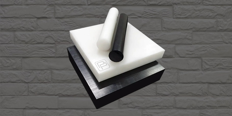 Delrin Sheet White Black